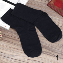 Load image into Gallery viewer, Ventilation Mens Cotton Short Bamboo Fiber Solid Socks  Middle Stockings