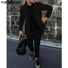 Load image into Gallery viewer, Stylish Mens Jackets Coats Autumn Turn-Down Collar Jacket Street Style Slim Fit Business Suit Hombre Mens Clothing INCERUN Male