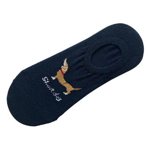 1Pair Printing Knitted  Accessories Cartoon Puppy Casual Socks  Man Male Socks